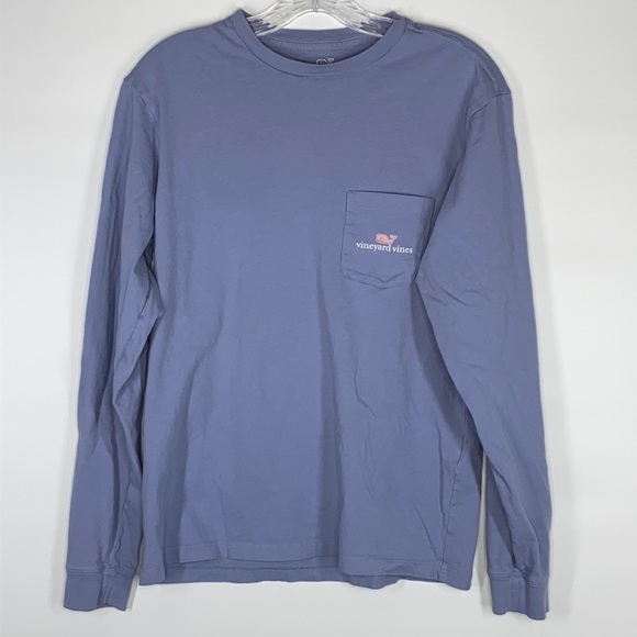 Vineyard Vines Tops - Vineyard Vines Blue Whale Long Sleeve Pocket Tee Size XS